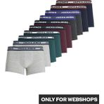 Jack Jones Solıd 10 Lu Paket Erkek Boxer 12189937 - XL - Gri