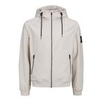 Jack & Jones Standart Krem Erkek Ceket 12236300-JJEBASIC SOFTSHELL HOOD NO, M