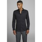Jack & Jones Süper Slim Klasik Gömlek - 2XL - Siyah