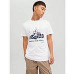 Jack & Jones T-shırt Erkek Beyaz