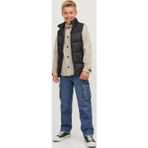 Jack Jones Toby Bodywarmer Collar Sn Jnr Çocuk Siyah Yelek 12236914-02