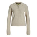JACK & JONES Triko Kazak, L, 12280282, Fog, Kadın