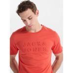 Jack & Jones Turuncu Erkek Regular Fit Logo Baskılı T-Shirt 12307677 Jprbluranger Teecrew BSS26 - XL