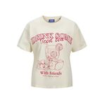 JACK & JONES Vanilla Ice Baskılı Rahat Kalıp Kısa Kollu Tişört, M, 12281187, Vanilla Ice Print:ICED TEA, Kadın