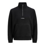 Jack & Jones Yarım Fermuarlı Sweatshirt - Soho, L, 12279680, Black, erkek