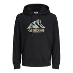 Jack & Jones Yuvarlak Örgü Sweatshirt, M, 12278626, Siyah (C-N10), Erkek