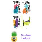 Jack London 4 Kitap Seti + Çim Adam Hediye - Hayır