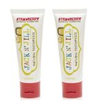 Jack N'Jill Çilek Aromalı 2x50 gr Doğal Diş Macunu