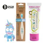 Jack N’jill Doğal Sertifikalı Bebek/çocuk Diş Seti (Unicorn Diş Fırçası + Orman Meyve Aromalı Diş Macunu 50G)