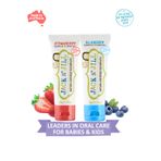 Jack N'Jill Jack N Jill Doğal Sertifikalı Diş Macunu - Çilek & Yaban Mersini Aromalı 2’li Paket (2x50g)