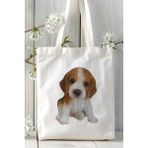 Jack Russell Terrier Köpek Baskılı Bez Çanta Omuz Çantası Kişiye Özel Model 9