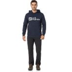 Jack Wolfskin 1000001TR-1010 Arthur Hoody M Erkek Mavi Sweatshirt