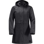 Jack Wolfskin 1107244-6000 Siyah Ottawa Outdoor Kadın Mont