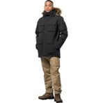 Jack Wolfskin 1107674-6000 Glacier Canyon Siyah Outdoor Erkek Ceket