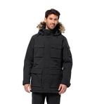Jack Wolfskin 1107674-6000 Siyah Glacier Canyon Parka Erkek Outdoor Montu