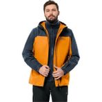 Jack Wolfskin 1115311-M0043 Taubenberg 3ın1 M Erkek Oudoor Mont - 2XL - Sarı