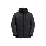 Jack Wolfskin 1115321-6000 Siyah Erkek Mont