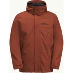 Jack Wolfskin 1116251-2503 Luntal 3in1 Jkt M Kiremit Outdoor Erkek Mont