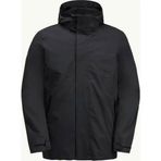 Jack Wolfskin 1116251-6000 Luntal 3in1 Jkt M Siyah Outdoor Erkek Mont