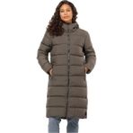 Jack Wolfskin 1204133-5719 Frozen Palace Coat W Kadın Kahverengi Mont