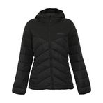 Jack Wolfskin 1206642-6000 Tundra Down Hoody Siyah Kadın Mont