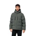 Jack Wolfskin 1207421-4136ROEMERTOR JKT Gri Kapüşon Yaka Regular Fit Kadın Mont