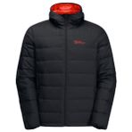 Jack Wolfskin 1207671-6350 Siyah Ather Down Hoody Erkek Mont