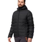 Jack Wolfskin 1207671_6000 Ather Down Hoody M Siyah Erkek Outdoor Mont