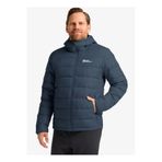 Jack Wolfskin 1207671_T0352-ATHER DOWN HOODY M RD Lacivert Düz Erkek Mont
