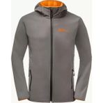 Jack Wolfskin 1307471-6185 Gri Bornberg Hoody Softshell Erkek Ceket