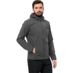 Jack Wolfskin 1307471_6945 Bornberg Hoody Gri Softshell Outdoor Erkek Ceket
