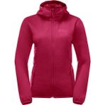 Jack Wolfskin 1307481-2160 Windhain Hoody Kadın Pembe Softshell Ceket