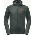 Jack Wolfskin 1710541-4161 Yeşil Baiselberg Hooded Fz M Erkek Polar Ceket