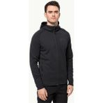 Jack Wolfskin 1710541-6000 Siyah Baiselberg Hooded Fz Erkek Outdoor Ceket