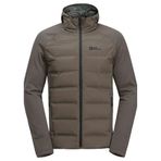 Jack Wolfskin 1711411-5719 Kahverengi Tasman Down Hybrid M Erkek Outdoor Montu