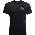 Jack Wolfskin 1809941TR-6350 Vonnan S/S Graphic T M Gri Erkek T-Shirt
