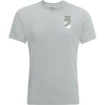 Jack Wolfskin 1809941TR-6709 Vonnan S/S Graphic T M Açık Gri Erkek T-shirt