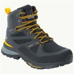 Jack Wolfskin 4038823_6055_065 Force Striker Texapore Mid M Black/Burly Yellow Xt Erkek Outdoor Bot