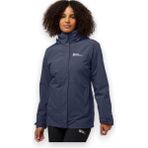 Jack Wolfskin A60333 Rotwand 3ın1 Jkt W Kadın Mont - Lacivert