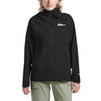 Jack Wolfskin A63767 Prelight 2.5L Lt Jkt W Yağmurluk Siyah Kadın Outdoor, 6000 BLACK, S