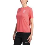 Jack Wolfskin A63953 Vonnan Graphic T W Kırmızı Kadın T-Shirt, T0250 EXPLORE sunset coral, XS