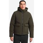 Jack Wolfskin A65023_E0205-NORTHERN Lıte Hooded J Koyu Yeşil Düz Erkek Mont - XL