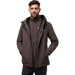Jack Wolfskin Altenberg 3in1 Erkek Kahverengi Outdoor Ceketi - 2XL