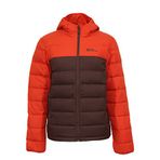 Jack Wolfskin Ather Down Hoody 1207671-2365 Erkek Mont Kırmızı Siyah