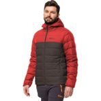 Jack Wolfskin Ather Down Hoody Erkek Outdoor Mont 1207671-2365 1207671-2365003 - Kırmızı - Kırmızı