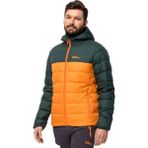 Jack Wolfskin Ather Down Hoody Erkek Outdoor Mont 1207671-3285 1207671-3285067 - 2XL - Turuncu - Turuncu