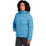 Jack Wolfskin Ather Down Hoody Rds Kadın Mavi Outdoor Ceketi
