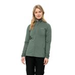 JACK WOLFSKIN BAISELBERG FZ W Kadın POLAR CEKET, Hedge Green, S