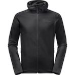 Jack Wolfskin Baiselberg Hooded Fz Erkek Polar Üst Siyah Sweatshirt