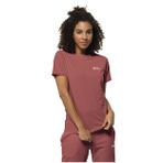Jack Wolfskin Bisiklet Yaka Pembe 1808352_2183 Kadın T-shirt